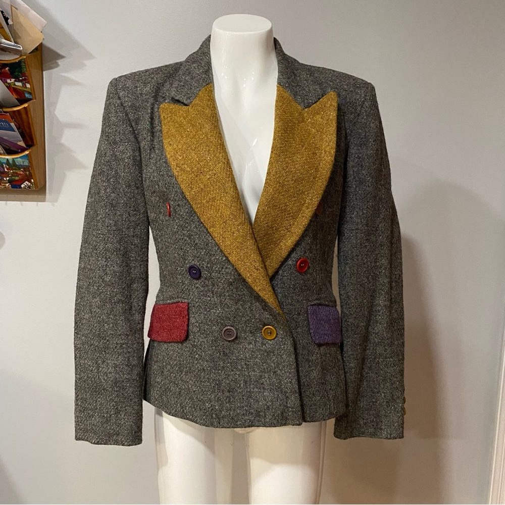 Vintage moschino wool blazer